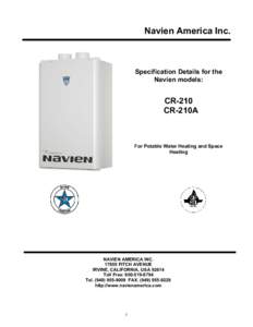 Microsoft Word - CR-210 & CR-210A Engineering Specifications Sheet