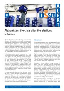 [removed]Rahmat Gul/AP/SIPA  Afghanistan: the crisis after the elections