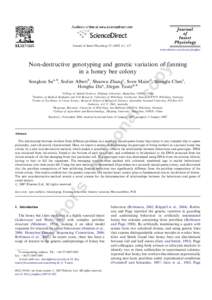 ARTICLE IN PRESS  Journal of Insect Physiology[removed]–417 www.elsevier.com/locate/jinsphys  py