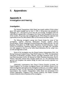 Flight data recorder / Cockpit voice recorder / TWA Flight 800 / Santa Bárbara Airlines Flight 518 / Aviation accidents and incidents / Avionics / Air safety