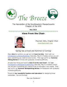 The Breeze!  The Newsletter of the Southeastern Massachusetts Chapter of the AMC  !