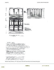 Appendix B  OLD POST OFFICE BUILDING HSR FIGURE 1: Detail of Oak Screen, 1979. Image Courtesy of GSA-NCR Technical Resource Center, Microfiche Drawing Files