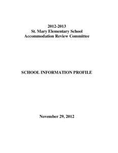 Microsoft Word - Public Mtg #2 - Nov[removed]School Information Profile.doc