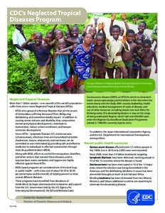Neglected diseases / Biology / Helminthiases / Infectious diseases / Nematodes / Global Network for Neglected Tropical Diseases / Filariasis / Onchocerciasis / Centers for Disease Control and Prevention / Medicine / Health / Tropical diseases