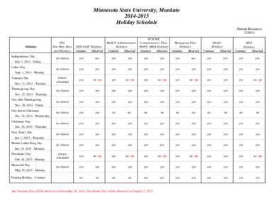 Public holidays in the Federated States of Micronesia