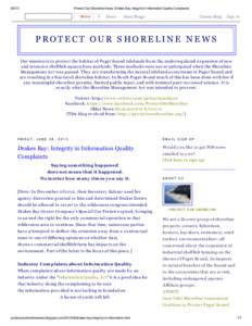 [removed]Protect Our Shoreline News: Drakes Bay: Integrity in Information Quality Complaints Share