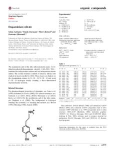 organic compounds Acta Crystallographica Section E