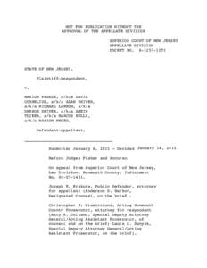 NOT FOR PUBLICATION WITHOUT THE APPROVAL OF THE APPELLATE DIVISION SUPERIOR COURT OF NEW JERSEY APPELLATE DIVISION DOCKET NO. A-1257-13T1