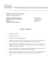 CONFERENCE DIPLOMATIQUE POUR L’ADOPTION D’UNE CONVENTION SUR LES REGLES DE DROIT MATERIEL APPLICABLES AUX TITRES INTERMEDIES Comité sur les marchés émergents et les questions de suivi et de mise en