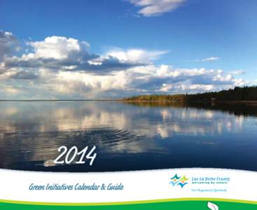 2014  Green Initiatives Calendar & Guide Your Playground of Opportunity