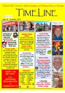 FUN & FACTS about Stoke Newington and Hackney History & Heritage  TIMELINE Issue 21, December 2008 Happy 2009