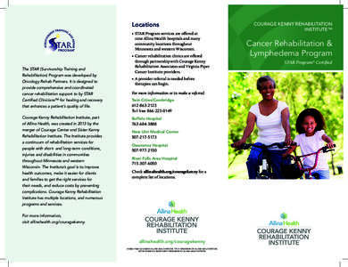 S10825[removed]CKRI Cancer Rehabilitation & Lymphedema Program.indd