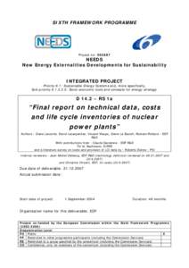 Microsoft Word - RS1a D14.2 Final report on nuclear.doc