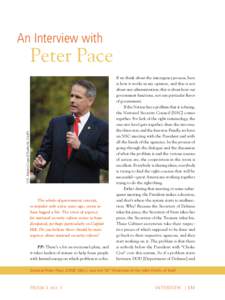 An Interview with  U.S. Marine Corps (Charles M. Groff) Peter Pace