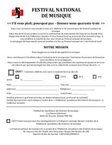 Microsoft Word - 43rd Celebration form-French  .doc