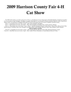 Cat fancy / Cat show / Cat / Zoology / Domestic short-haired cat / Cats / Felis / Musical theatre