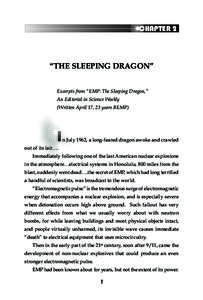 CHAPTER 2  “THE SLEEPING DRAGON” Excerpts from “EMP: The Sleeping Dragon,”