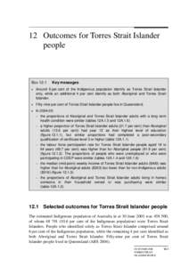 Indigenous peoples of Australia / Australian Aboriginal culture / Indigenous Australians / Torres Strait Islands / Torres Strait Islanders / Torres Strait / Australians / Demographics of Australia / Australia / Oceania / Physical geography / Far North Queensland