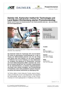 Microsoft Word - PI_2011_046_Daimler KIT und Land BW starten Promotionskolleg.doc