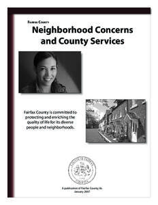 Fairfax County  Neighborhood Concerns