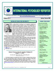 Clinical psychology / International psychology / Saul Kassin / Applied psychology / Thomas R. Kratochwill / Raymond D. Fowler / Psychology / Year of birth missing / American Psychological Association