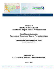TORONTO AND REGION SOURCE PROTECTION AREA  Proposed
