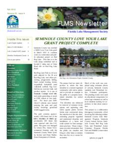 Fall 2010 Volume 22, Issue 4 FLMS Newsletter [removed]