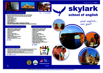 Alauda / Skylark / Valletta / Malta / Student orientation / Academic term / Msida / Local councils of Malta / Europe / Political geography