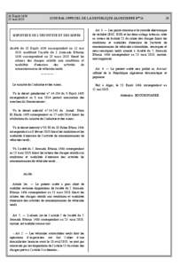 24 Rajabmai 2015 JOURNAL OFFICIEL DE LA REPUBLIQUE ALGERIENNE N° 24  MINISTERE DE L’INDUSTRIE ET DES MINES