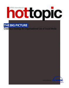 Hot_topic5_SEPT11Cover _Cover_0104.qxd[removed]:51 PM Page 1  hottopic ARMA International’s  THE BIG PICTURE