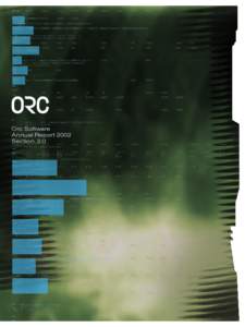 Orc Software Annual Report 2002 Section_2.0 ORC_create_double_vector(hprim,m+1);//hprim=vector(1,m); ORC_create_double_vector(lprim,m+1);//lprim=vector(1,m);