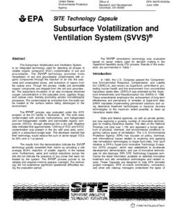 Soil contamination / Hydrology / Water / Aquifers / Environmental remediation / Soil vapor extraction / Volatile organic compound / Vadose zone / Groundwater / Environment / Pollution / Earth