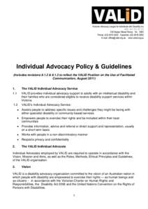 Disability / Medical sociology / Accessibility / Sociology / Self-advocacy / Advocacy / Developmental disability / Facilitated communication / Human rights / Health / Disability rights / Medicine