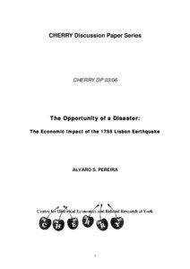The Economic Impact of the Lisbon 1755 Earthquake