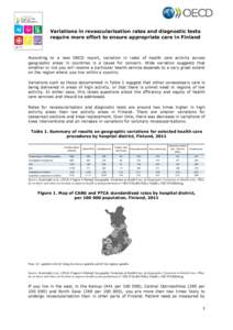 Health promotion / Health economics / Medical sociology / Public health / Health care system / Health care provider / Organisation for Economic Co-operation and Development / Health care / Unwarranted variation / Health / Medicine / Healthcare