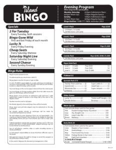 Bingo Evening Program_1214v