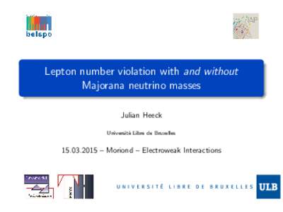 Lepton number violation with and without Majorana neutrino masses