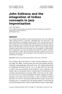 [JRJ175]	 doi:jazz.v2i2.155 (print) ISSNonline) ISSN