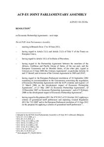 International development / Economic Partnership Agreements / Cotonou Agreement / ACP–EU Joint Parliamentary Assembly / African /  Caribbean and Pacific Group of States / Cotonou / CARIFORUM / Free trade area / EPAS / International trade / International relations / International economics