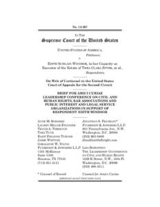 Amicus curiae / Cook v. Gates / Case law / Citation signal / Laurence Tribe / Law / Lawrence v. Texas / Privacy law