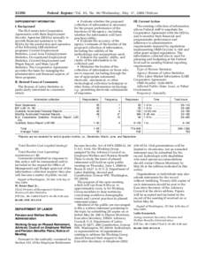 Employee Benefits Security Administration / Employee benefit / Office of Management and Budget / Bureau of Labor Statistics / Title 29 of the United States Code / Pension / Government / Finance / Economics / Employment compensation / Employee Retirement Income Security Act / United States Department of Labor