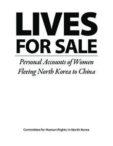LIVES FOR SALE Personal Accounts of Women