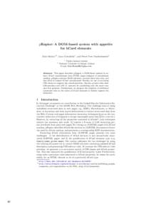 µRaptor: A DOM-based system with appetite for hCard elements Emir Mu˜ noz1,2 , Luca Costabello1 , and Pierre-Yves Vandenbussche1 2