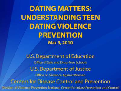 Teen Dating Violence Prevention Webinar (PDF)