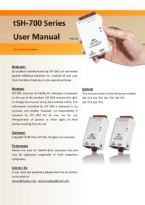 tSH-700 Series User Manual Ver.1.0  Tiny Serial Port Sharer