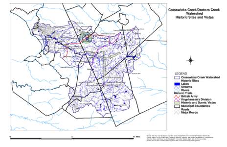 Crosswicks Creek/Doctors Creek Watershed Historic Sites and Vistas # Robbinsville HAMILTON TWP