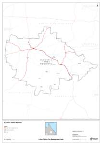 Blackall Tambo Regional Urban Flying-Fox Management Area map