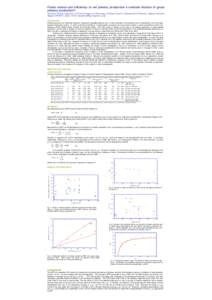 Forest carbon use efficiency: is net primary production a constant fraction of gross primary production? Kazuharu Ogawa (Laboratory of Forest Ecology and Physiology, Graduate School of Bioagricultural Sciences, Nagoya Un