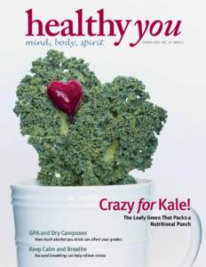 healthyyou  mind, body, spirit SPRING 2015 VOL. 15 ISSUE 2