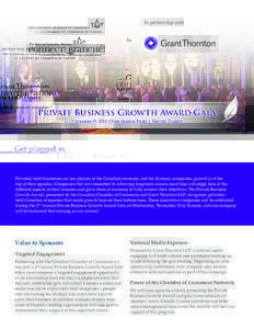 2014 Private Business Growth Award sponsorship overview.indd